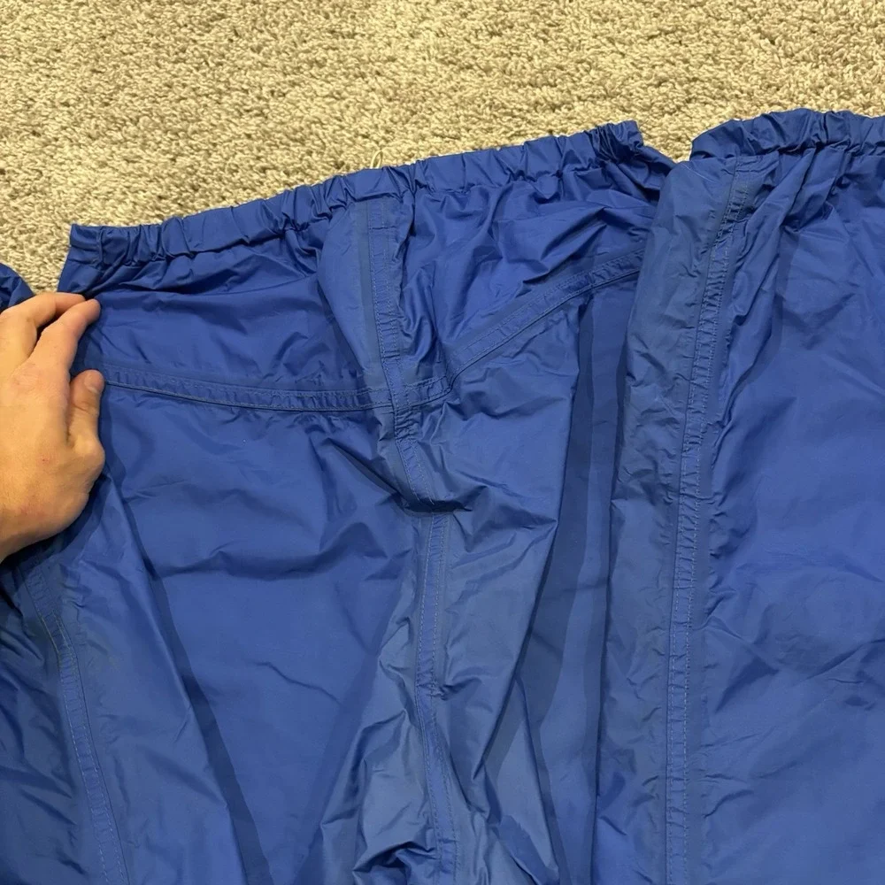 Vintage North Face Brown Label Gore-Tex Shell Pants Made In USA Blue Medium 80's